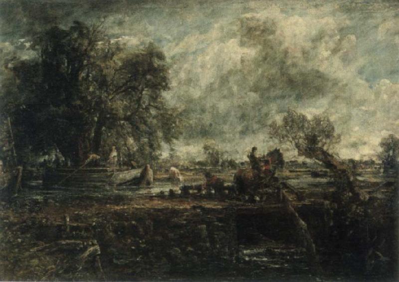 John Constable A Study for The Leaping Horse